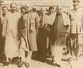Alamohan Dass with then West Bengal Governor Kailash Nath Katju and Dr. Syama Prasad Mukherjee, then Union Minister of Commerce and Industry. Dr. Mukherjee inaugurated Dass's Arati Cotton Mills in 1948
