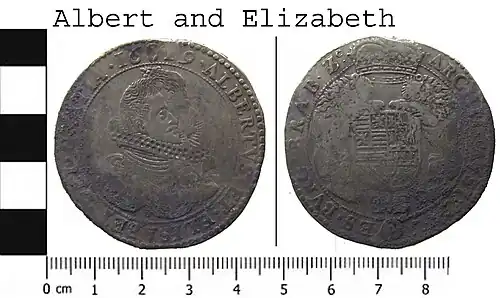 Ducaton of Albert and Elizabeth