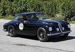 1949 6C 2500 Super Sport 'Villa d'Este' Touring Superleggera Berlinetta at the 2014 Mille Miglia.