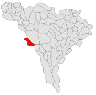 Location in Alba County