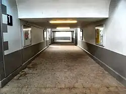 The pedestrian underpass