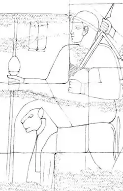 Relief of the Kushite ruler buried in Beg N. 25, conventionally identified as Amanipilade