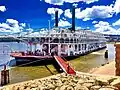 American Queen docked in Dubuque, Iowa in August 2015.