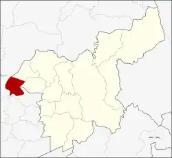 District location in Saraburi province