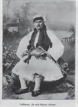 An Albanian from Dymi, Achaea, c. 1903