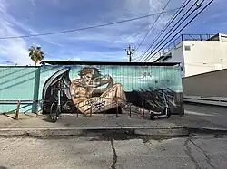 Outside Roosterfish.