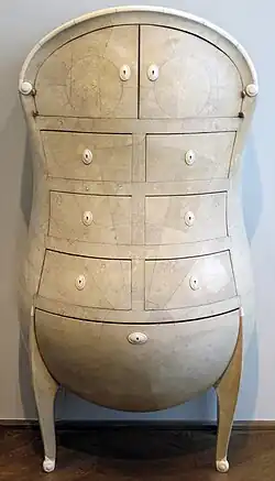 Small cabinet covered with sharkskin, by André Groult (about 1925)