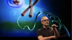 Andrew Hessel, speaker on stage at the BIF Conference in 2018