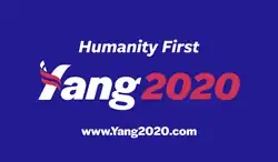 Slogan and logo of Yang's campaign