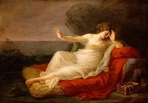 Angelica Kauffmann, Ariadne Abandoned by Theseus (1774), 63.8 x 90.9 cm
