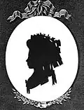 Silhouette of Anna Lvovna Naryshkina