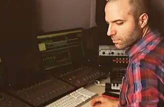 Antonio Escobar in the studio (2015)