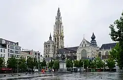 View of Groenplaats