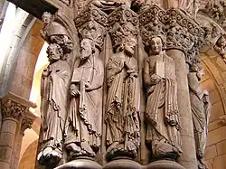 Pórtico da Gloria, Cathedral of Santiago de Compostela, Galicia, Spain, c. 12th–13th centuries