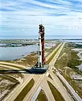 Apollo 14 rolls to Pad 39A in November 1970