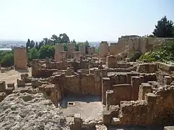 Colour photograph of the remains of Ancient Carthage