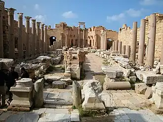 Leptis Magna archaeological site, Libya