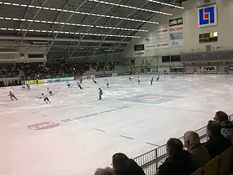 Arena Vänersborg in Sweden, the main venue of the XXXIIIrd championship, held in 2013