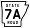 State Road 7A marker