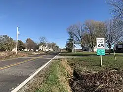 Arkoe, Missouri on Route U viewing east