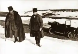 Atatürk and his aide Muzaffer Kılıç (Ankara, 15 February 1921)