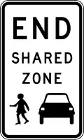 (R4-5) End of Shared Zone