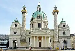 Image 3The Rektoratskirche St. Karl Borromäus in Vienna (from Culture of Austria)