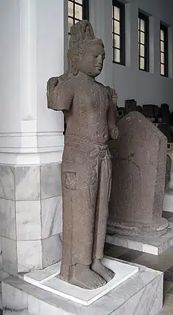 Avalokiteśvara from Bingin Jungut, Musi Rawas, South Sumatra. Srivijayan art (c. 8th–9th century CE)