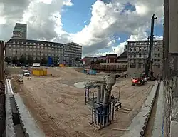 The construction site of the Scala Project
