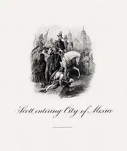 General Scott entering Mexico City by Alfred Jones