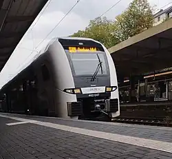 Wupper-Express with Siemens Desiro HC in Wuppertal Hbf