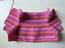 Pink and purple fabric