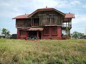 Bahay na Pula in the Philippines is believed to be haunted by all those who were murdered and raped by the Japanese army within the property during World War II.