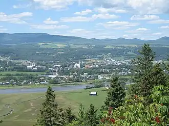Looking north across the hills of Charlevoix from Baie-Saint-Paul