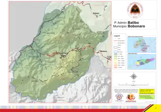 Official map of the Administrative post
