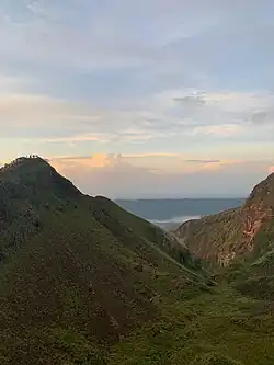 View of Mount Batur in Bali, Indonesia