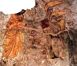Image 40Baptism of Christ on a medieval Nubian painting from Old Dongola (from History of painting)