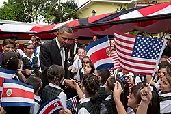 Image 23Barack Obama and Laura Chinchilla with Costa Rican children in San José (from Costa Rica)