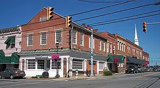 Main Street in the Barboursville Historic District in 2007