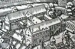 Detail: Barfüsser Abbey in Zürich