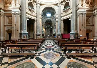 Interior of the Basilica of Superga by Filippo Juvarra