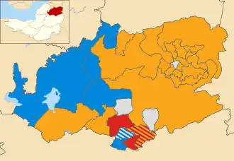 2019 results map