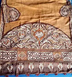 Batik stole by Jamuna Sen. Photo courtesy: Esha Dutta