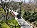 Baumgardener's Covered Bridge from the air #1