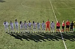 Beşiktaş J.K. women's team in the 2019–20 First League season's home match against Kocaeli Bayan FK.