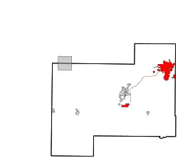 Location in Beckham County and Oklahoma