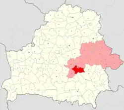 Location of Babruysk district