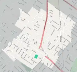 Street map of Belvedere