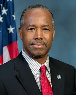 Former HUD Secretary and 2016 presidential candidate Ben Carson from Michigan (2017–2021)