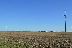 Wind farm southeast of Payne